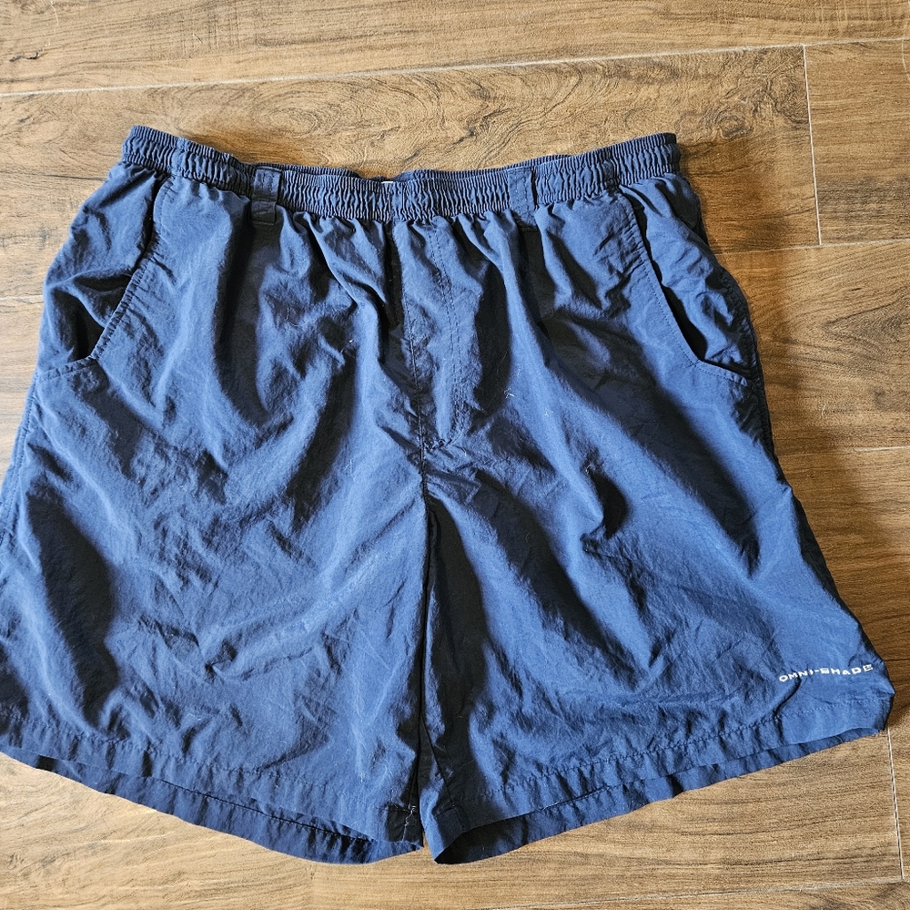 Big Mens Columbia PFG Omni-Shield Shorts 2X Gray Fishing Camping Hiking  #18